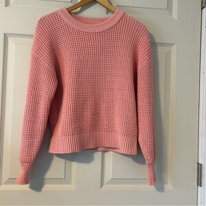 Old Navy knit sweater size XS in pink/coral